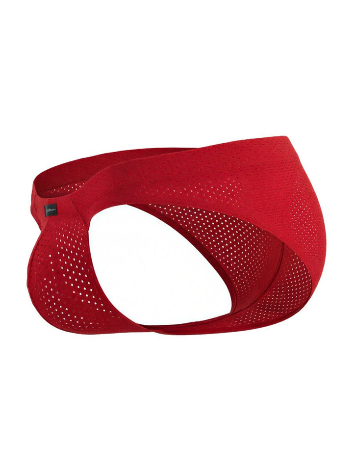 Xtremen Microfiber Mesh Men's Bikini Brief in Red – men's briefs