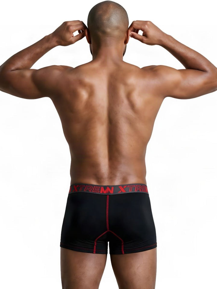 Xtremen Sleek Microfiber Men's Boxer Brief in Black – men's boxer briefs