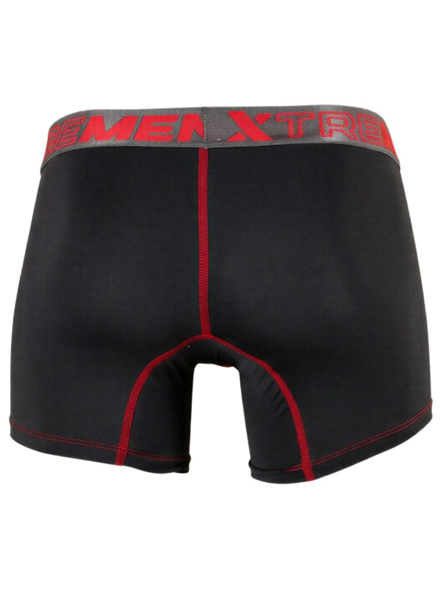Xtremen Sleek Microfiber Men's Boxer Brief in Black – men's boxer briefs