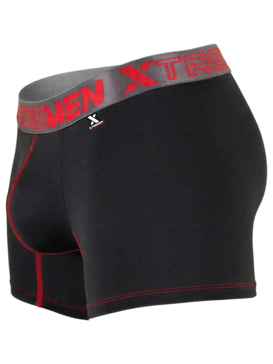 Xtremen Sleek Microfiber Men's Boxer Brief in Black – men's boxer briefs