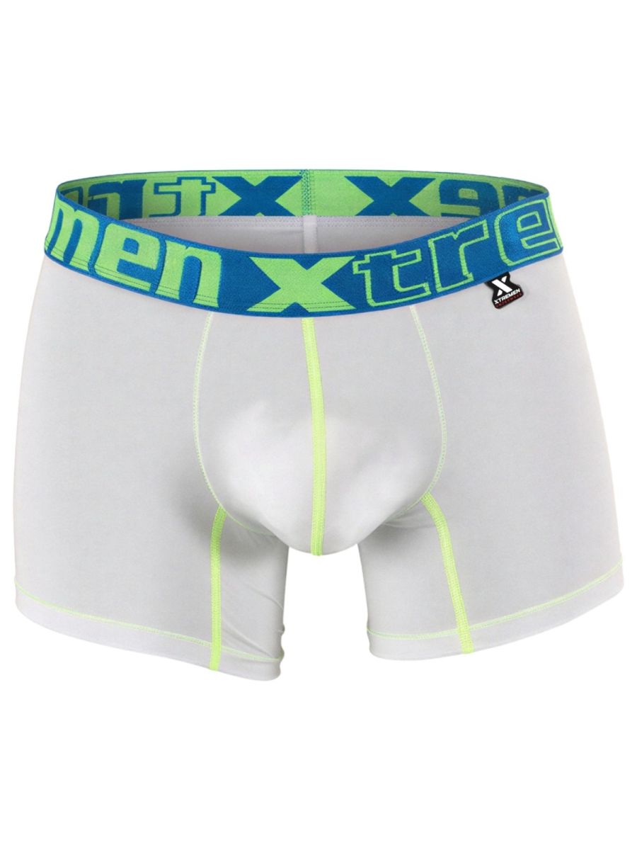 Xtremen Sleek Microfiber Men's Boxer Brief in White – men's boxer briefs