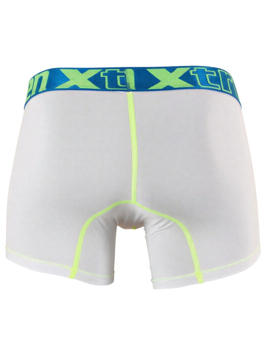 Xtremen Sleek Microfiber Men's Boxer Brief in White – men's boxer briefs