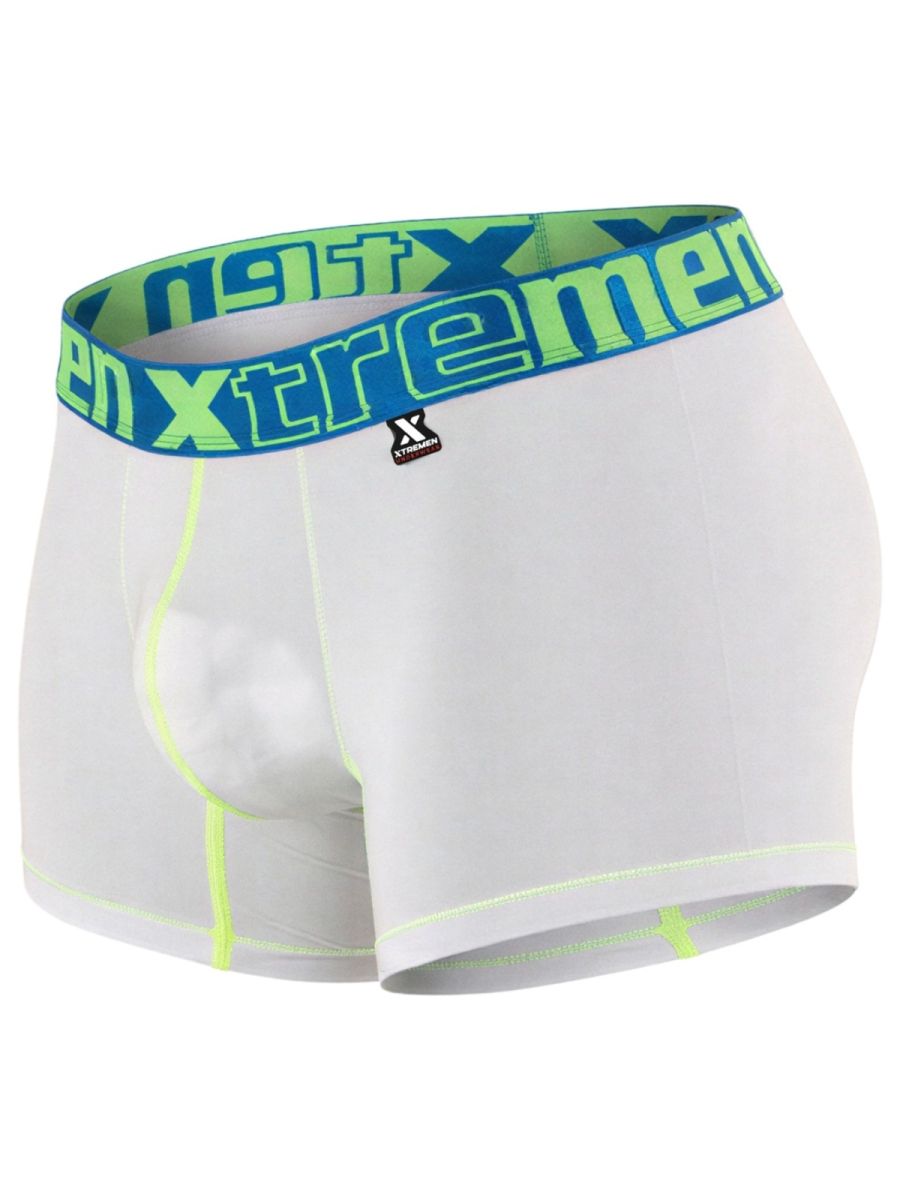 Xtremen Sleek Microfiber Men's Boxer Brief in White – men's boxer briefs