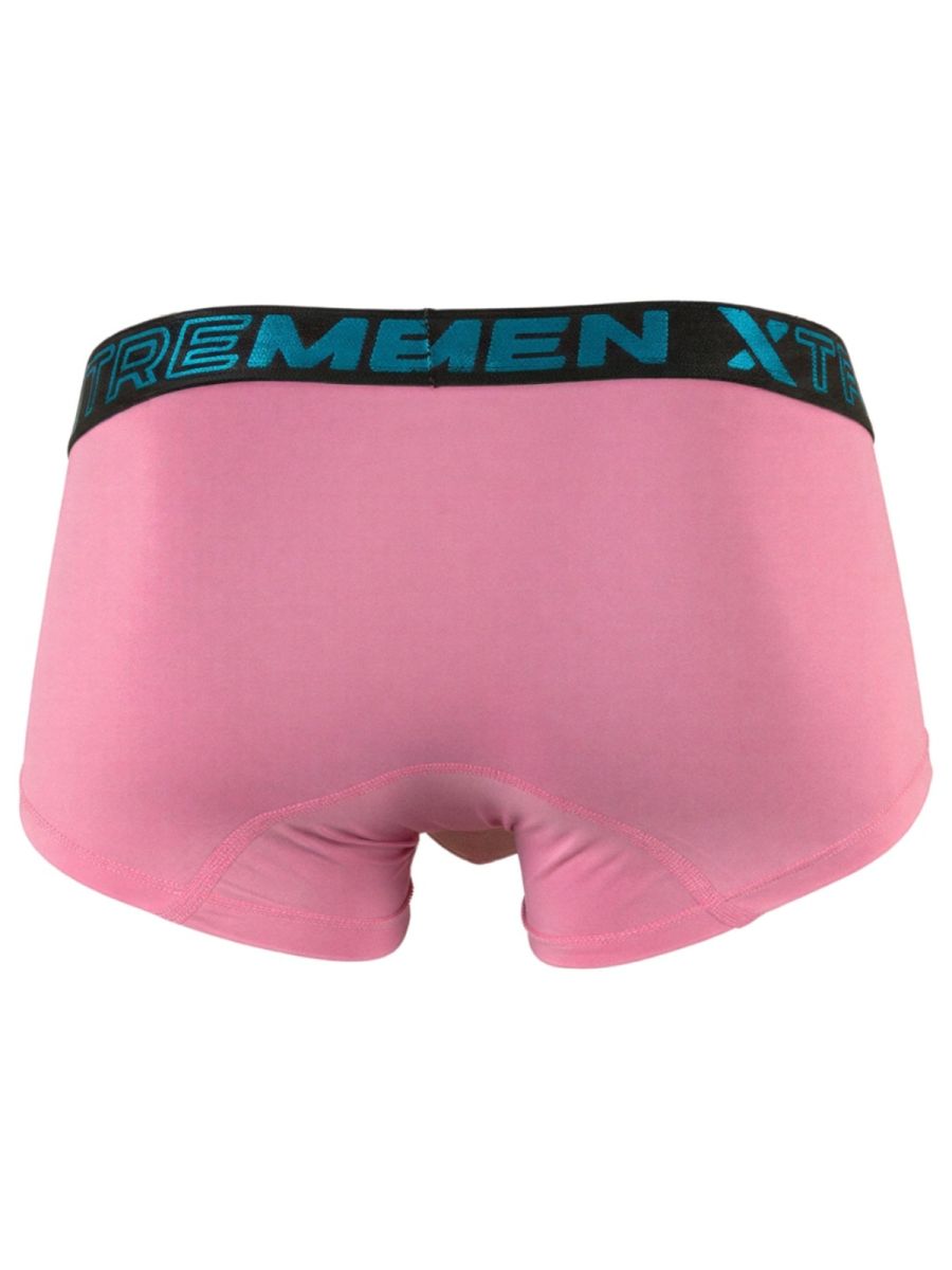 Xtremen Sleek Microfiber Men's Trunk Underwear in Pink – men's trunks
