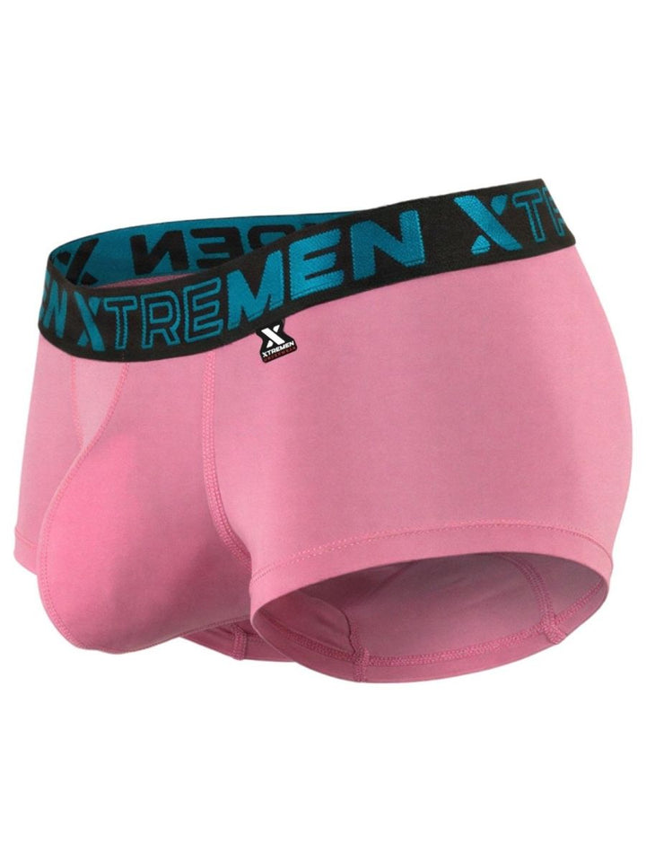 Xtremen Sleek Microfiber Men's Trunk Underwear in Pink – men's trunks
