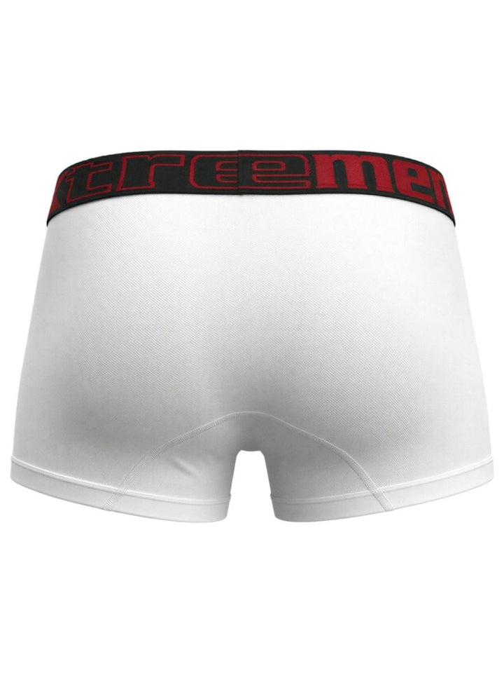 Xtremen Sleek Microfiber Men's Trunk Underwear in White – men's trunks