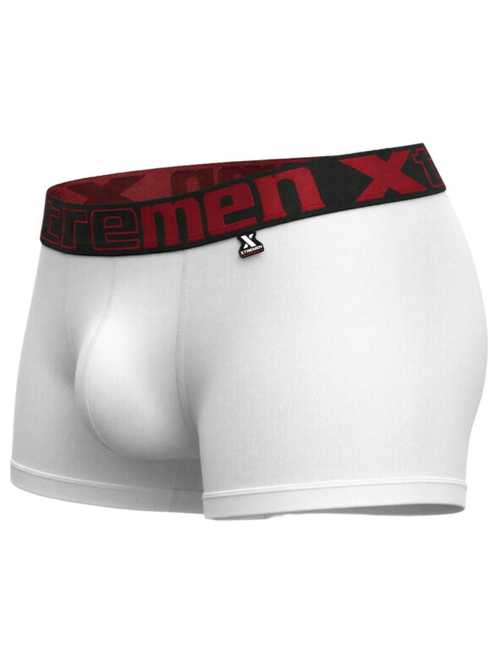 Xtremen Sleek Microfiber Men's Trunk Underwear in White – men's trunks