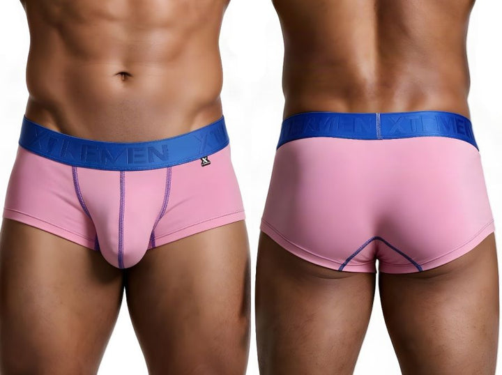Xtremen Sleek Athletic Microfiber Men's Bikini Brief in Pink – men's briefs