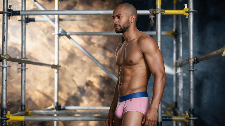 Xtremen Sleek Athletic Microfiber Men's Bikini Brief in Pink – men's briefs