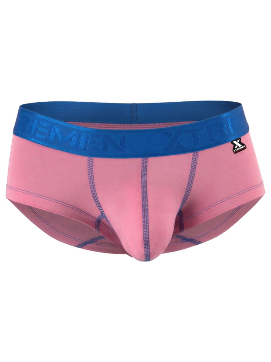 Xtremen Sleek Athletic Microfiber Men's Bikini Brief in Pink – men's briefs