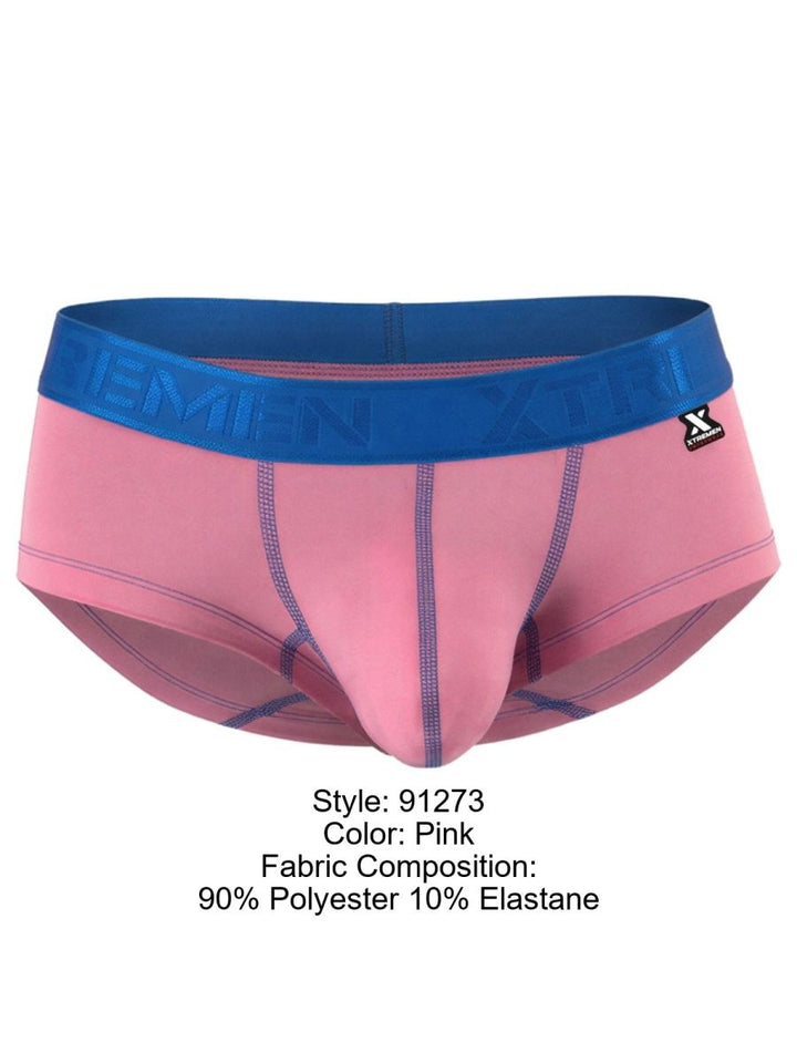 Xtremen Sleek Athletic Microfiber Men's Bikini Brief in Pink – men's briefs