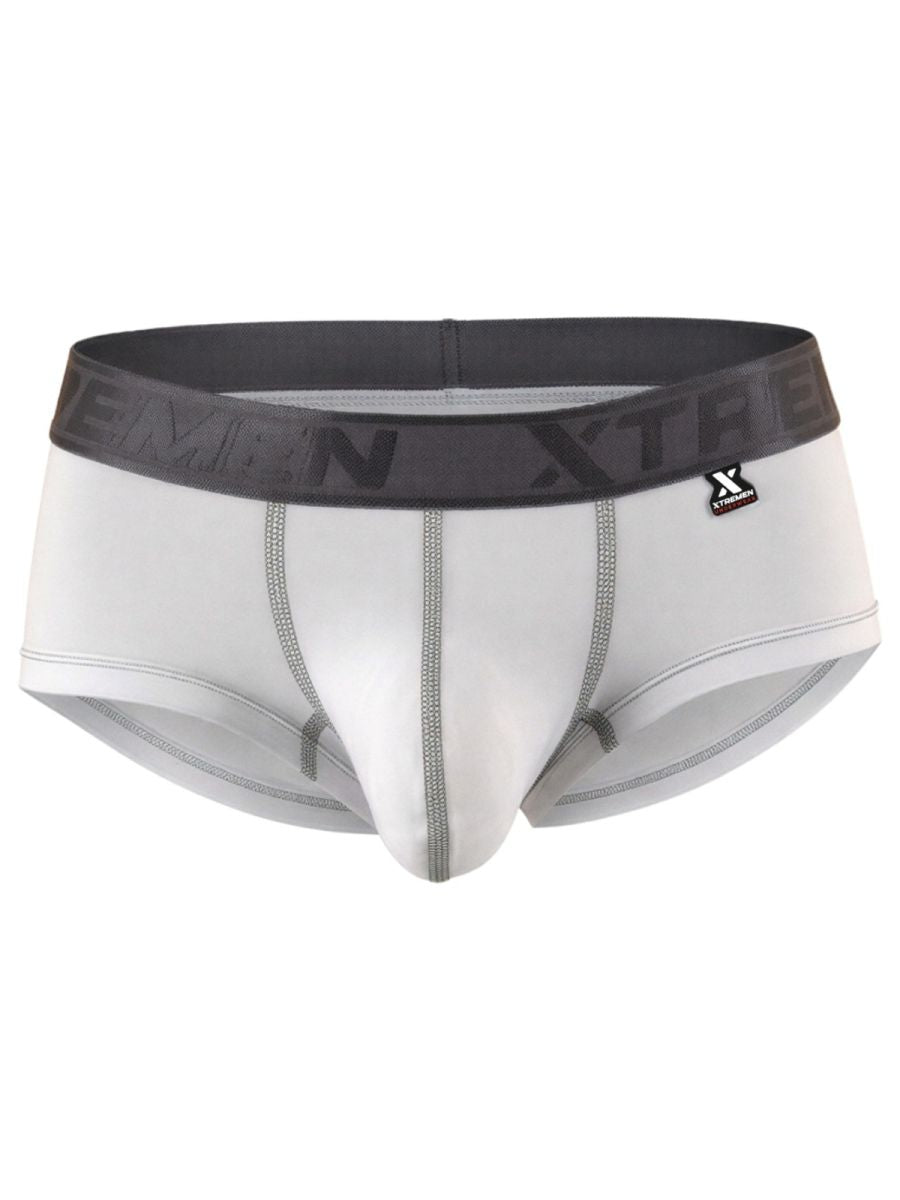 Xtremen Sleek Athletic Microfiber Men's Bikini Brief in White – men's briefs