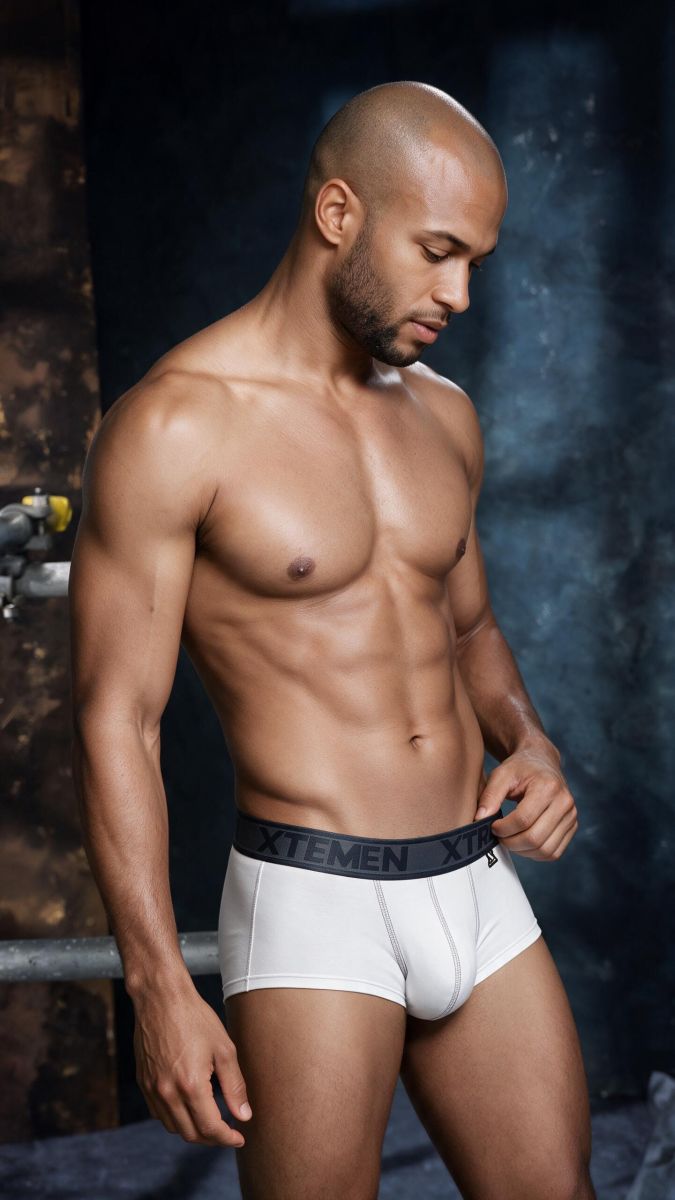 Xtremen Sleek Athletic Microfiber Men's Bikini Brief in White – men's briefs