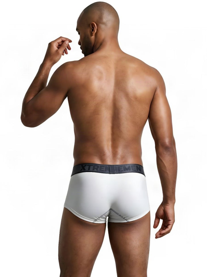 Xtremen Sleek Athletic Microfiber Men's Bikini Brief in White – men's briefs