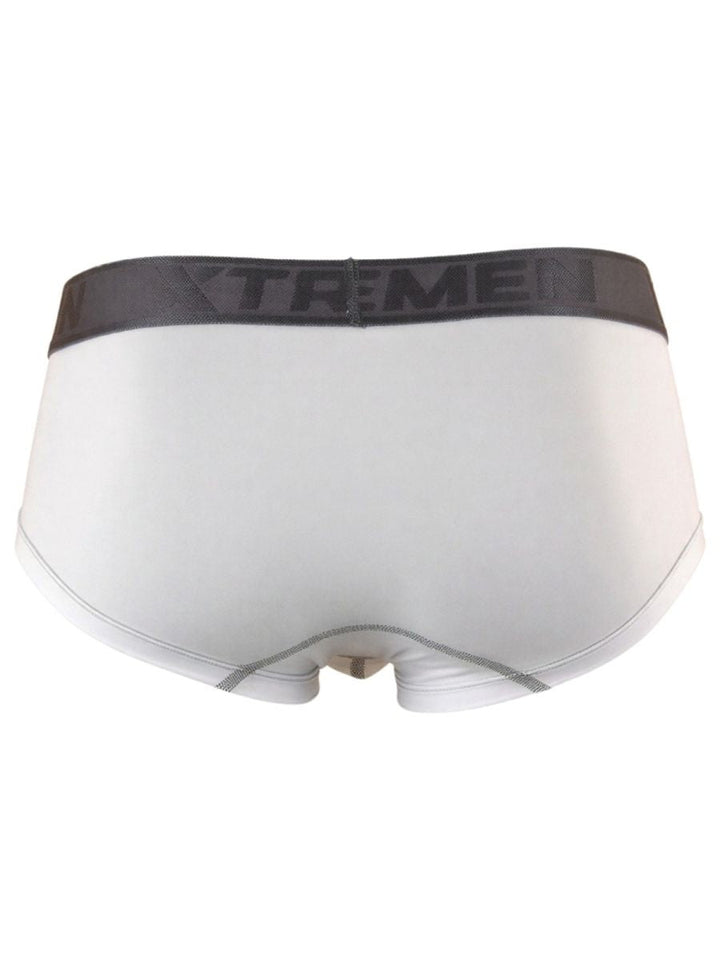 Xtremen Sleek Athletic Microfiber Men's Bikini Brief in White – men's briefs