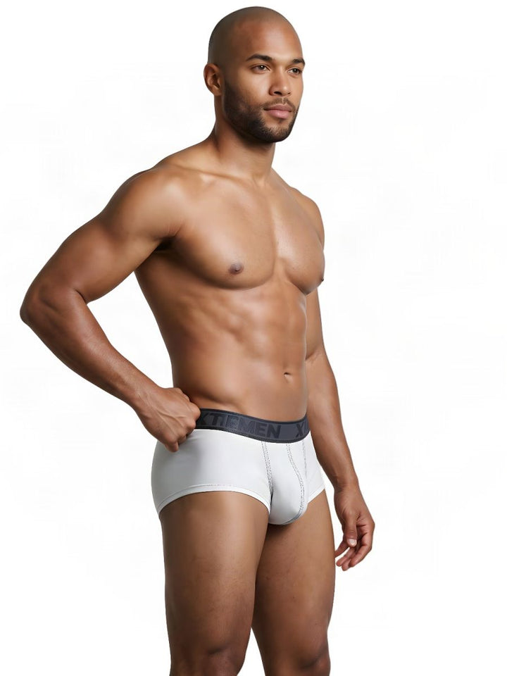 Xtremen Sleek Athletic Microfiber Men's Bikini Brief in White – men's briefs