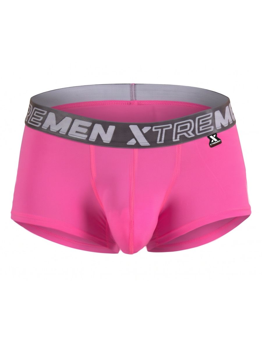 Xtremen Microfiber for Daily Support Men's Trunk Underwear in Fuchsia – men's trunks