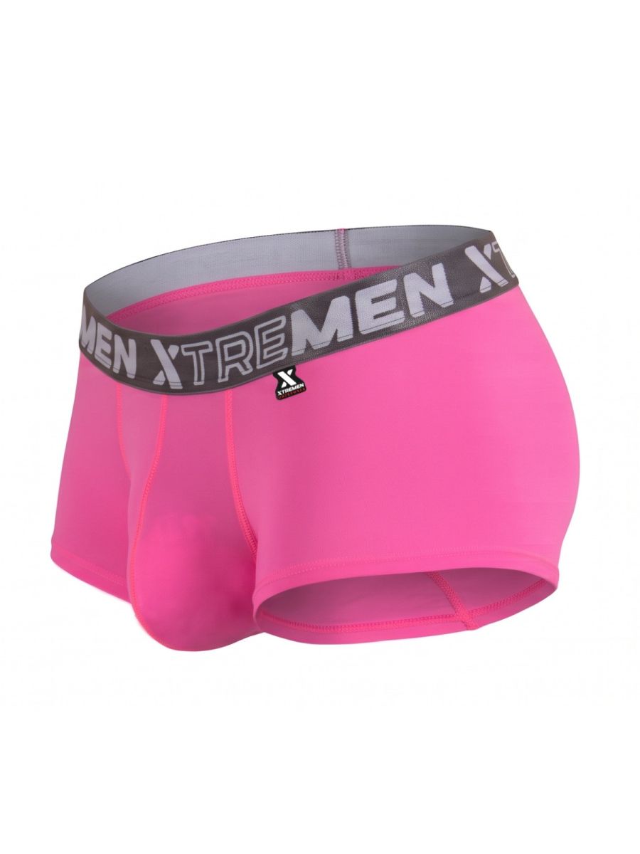 Xtremen Microfiber for Daily Support Men's Trunk Underwear in Fuchsia – men's trunks