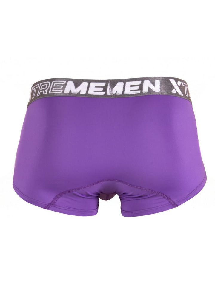 Xtremen Microfiber for Daily Support Men's Trunk Underwear in Purple – men's trunks