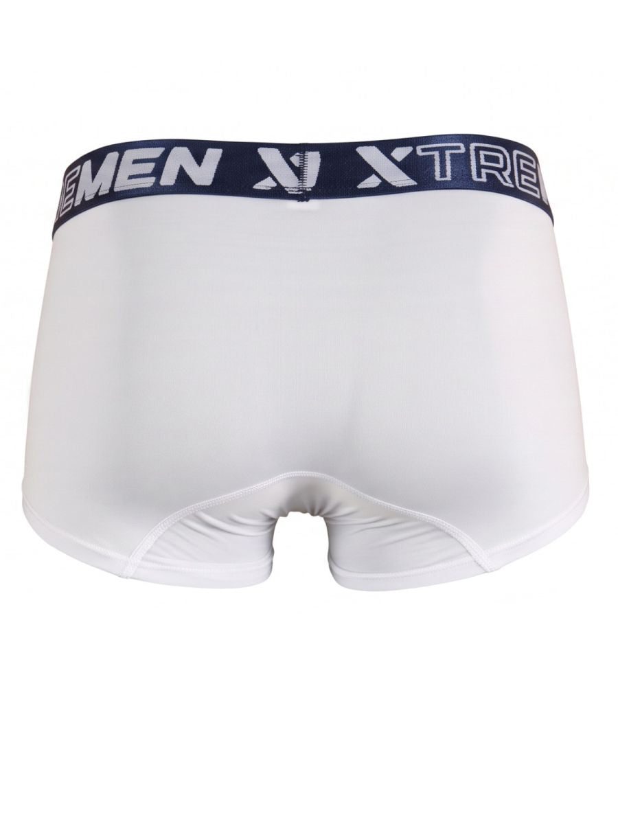 Xtremen Microfiber for Daily Support Men's Trunk Underwear in White – men's trunks
