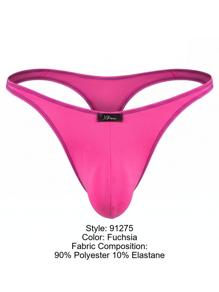 Xtremen Sleek Microfiber Men's Thong in Fuchsia – men's thongs