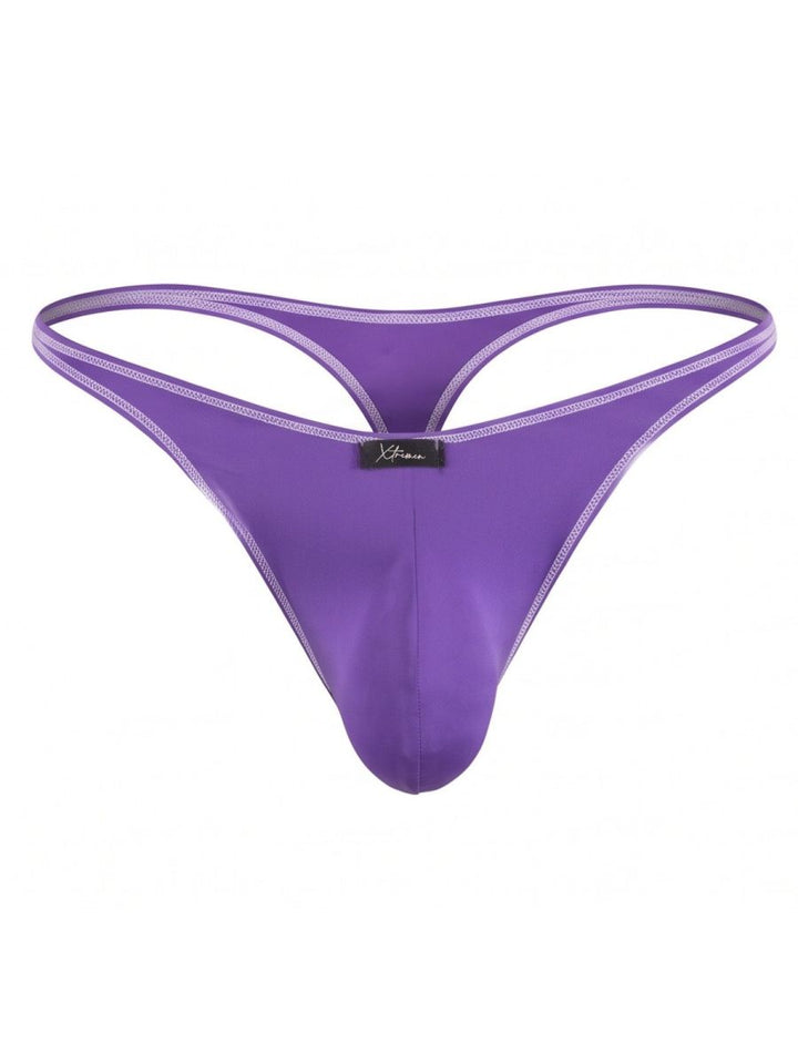 Xtremen Sleek Microfiber Men's Thong in Purple – men's thongs