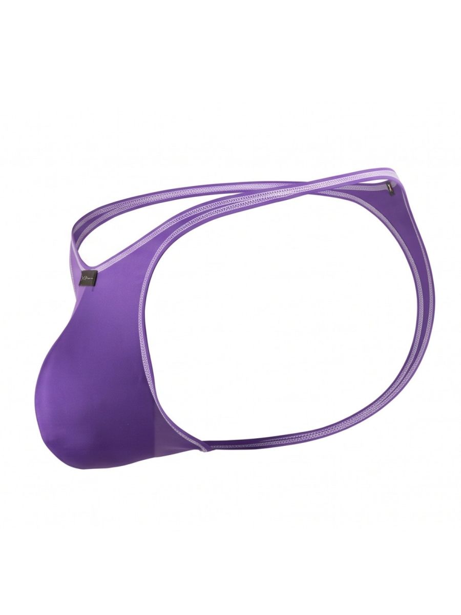 Xtremen Sleek Microfiber Men's Thong in Purple – men's thongs