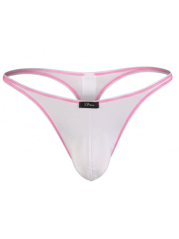 Xtremen Sleek Microfiber Men's Thong in White – men's thongs