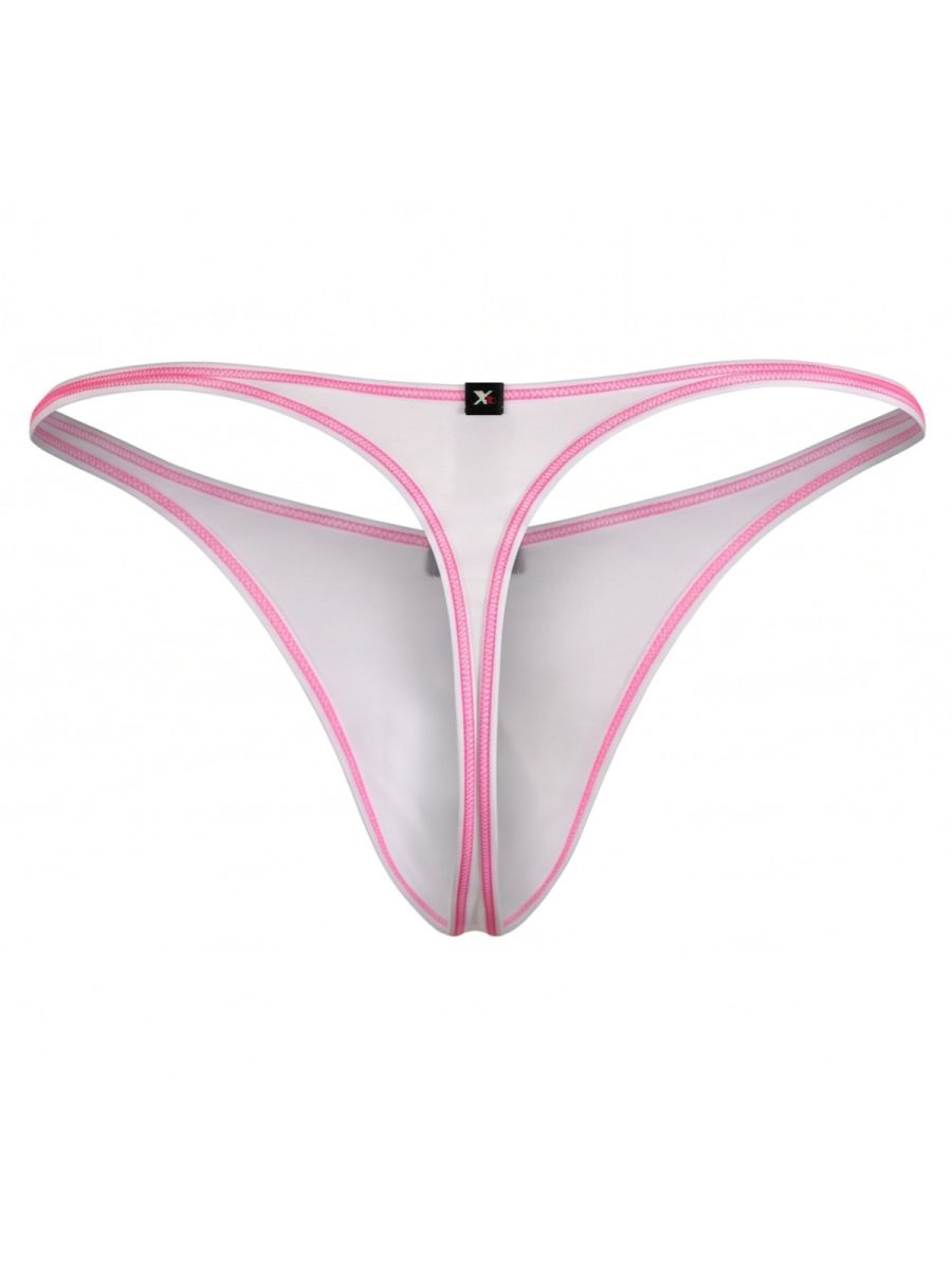 Xtremen Sleek Microfiber Men's Thong in White – men's thongs