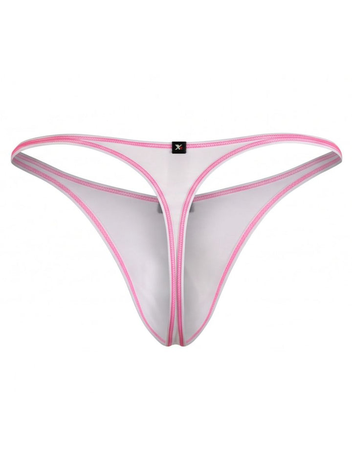 Xtremen Sleek Microfiber Men's Thong in White – men's thongs