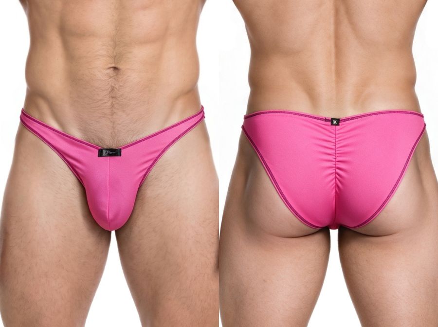 Xtremen Sleek Microfiber Bikini Men's Bikini Brief in Fuchsia – men's briefs