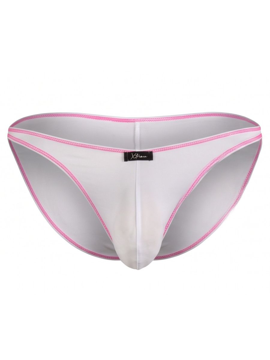 Xtremen Sleek Microfiber Bikini Men's Bikini Brief in White – men's briefs