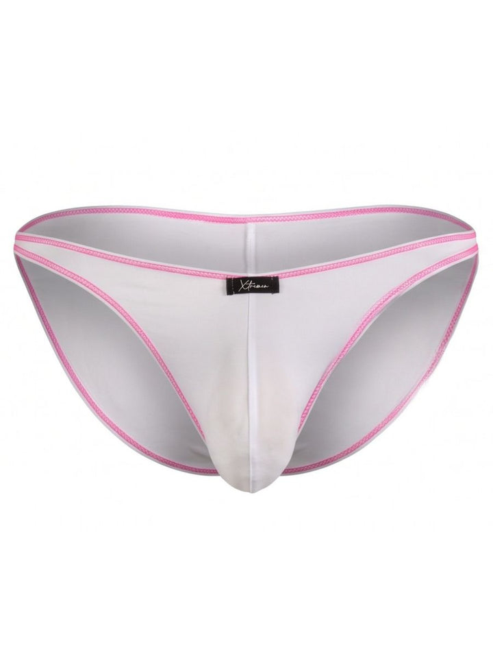 Xtremen Sleek Microfiber Bikini Men's Bikini Brief in White – men's briefs
