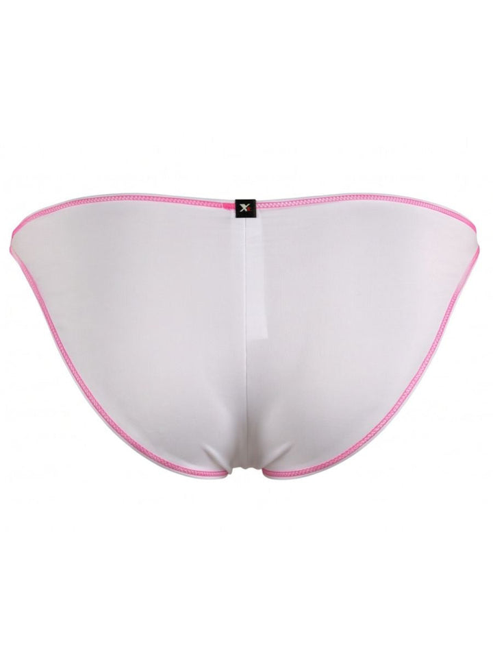Xtremen Sleek Microfiber Bikini Men's Bikini Brief in White – men's briefs