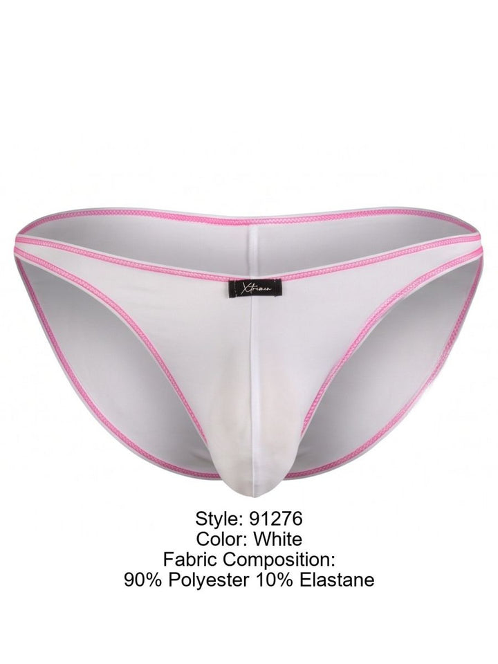 Xtremen Sleek Microfiber Bikini Men's Bikini Brief in White – men's briefs