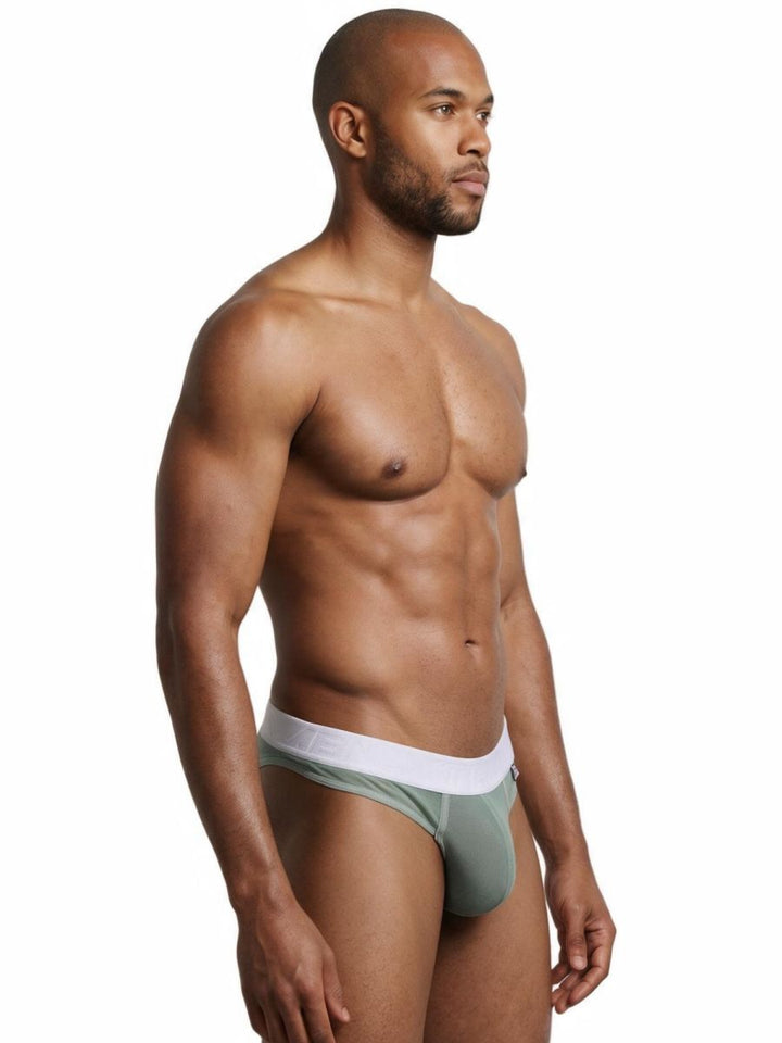 Xtremen Breathable Microfiber Mesh Men's Thong in Green – men's thongs