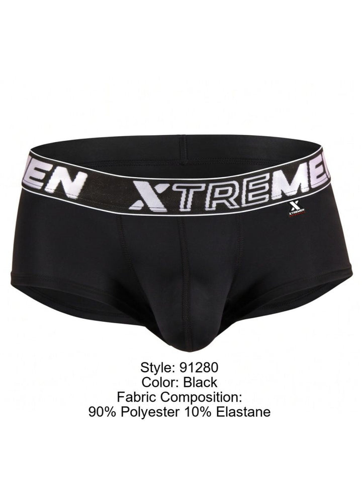 Xtremen Sleek Microfiber Men's Bikini Brief in Black – men's briefs