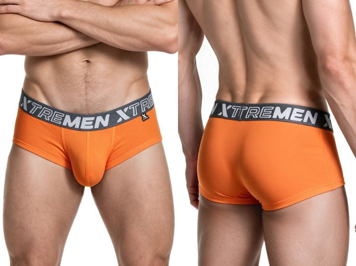 Xtremen Sleek Microfiber Men's Bikini Brief in Orange – men's briefs