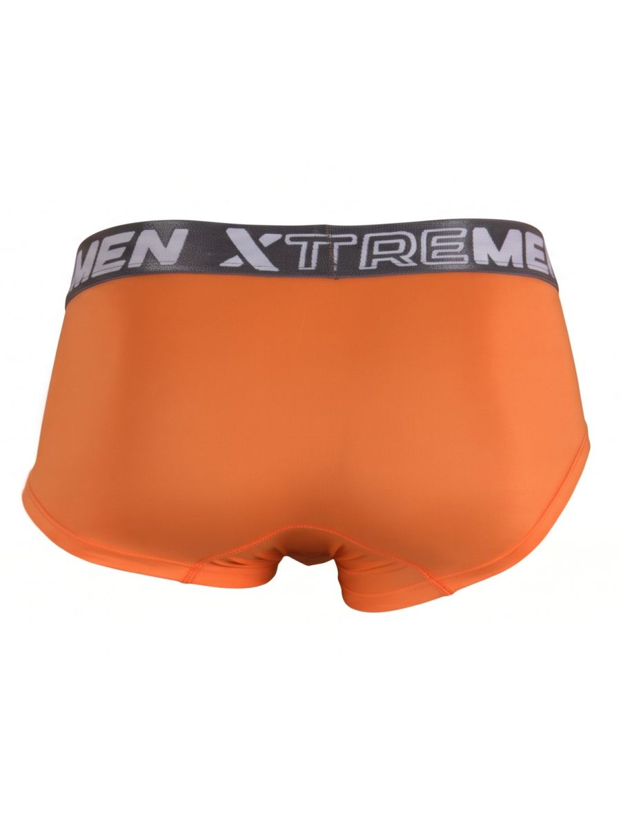 Xtremen Sleek Microfiber Men's Bikini Brief in Orange – men's briefs
