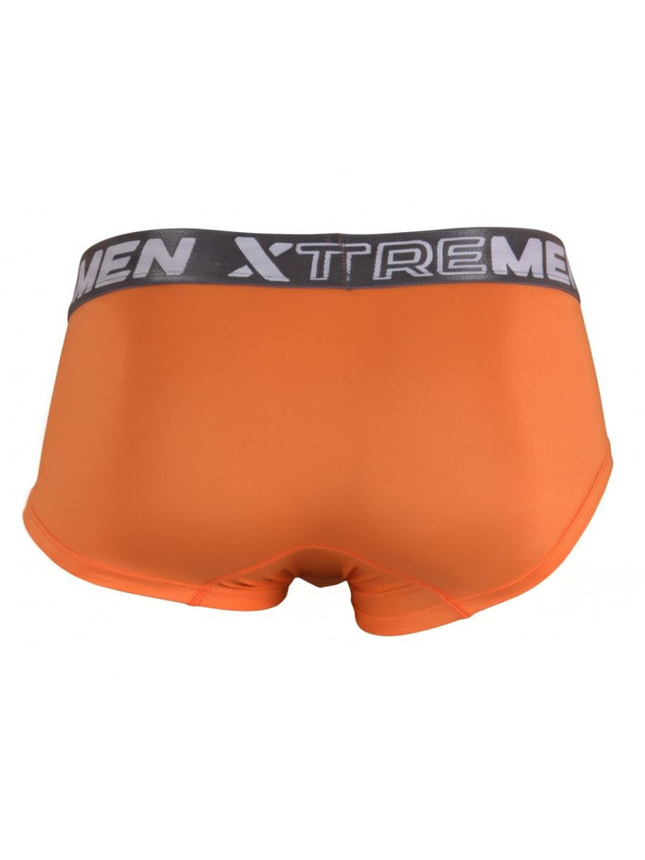 Xtremen Sleek Microfiber Men's Bikini Brief in Orange – men's briefs