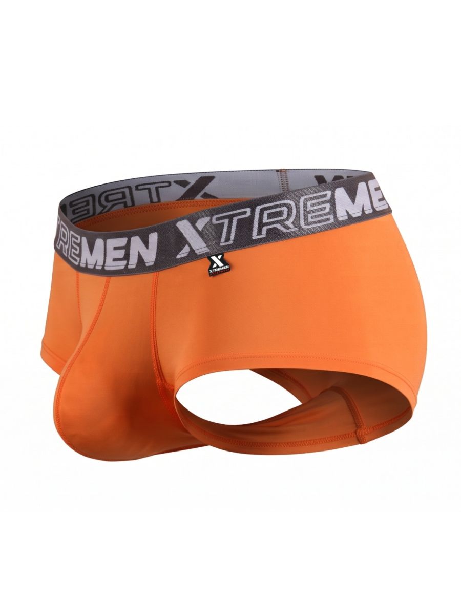 Xtremen Sleek Microfiber Men's Bikini Brief in Orange – men's briefs