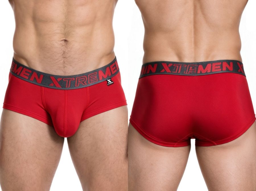 Xtremen Sleek Microfiber Men's Bikini Brief in Red – men's briefs