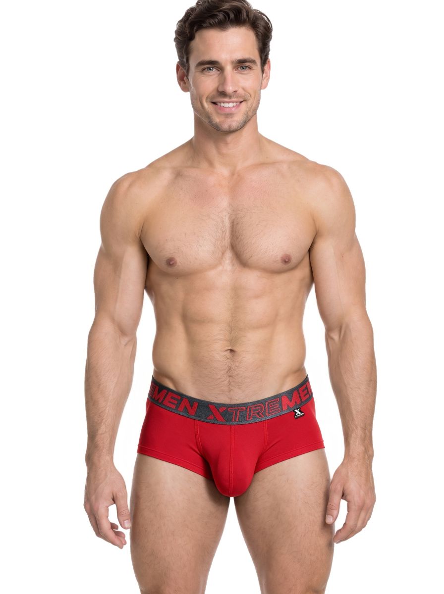 Xtremen Sleek Microfiber Men's Bikini Brief in Red – men's briefs