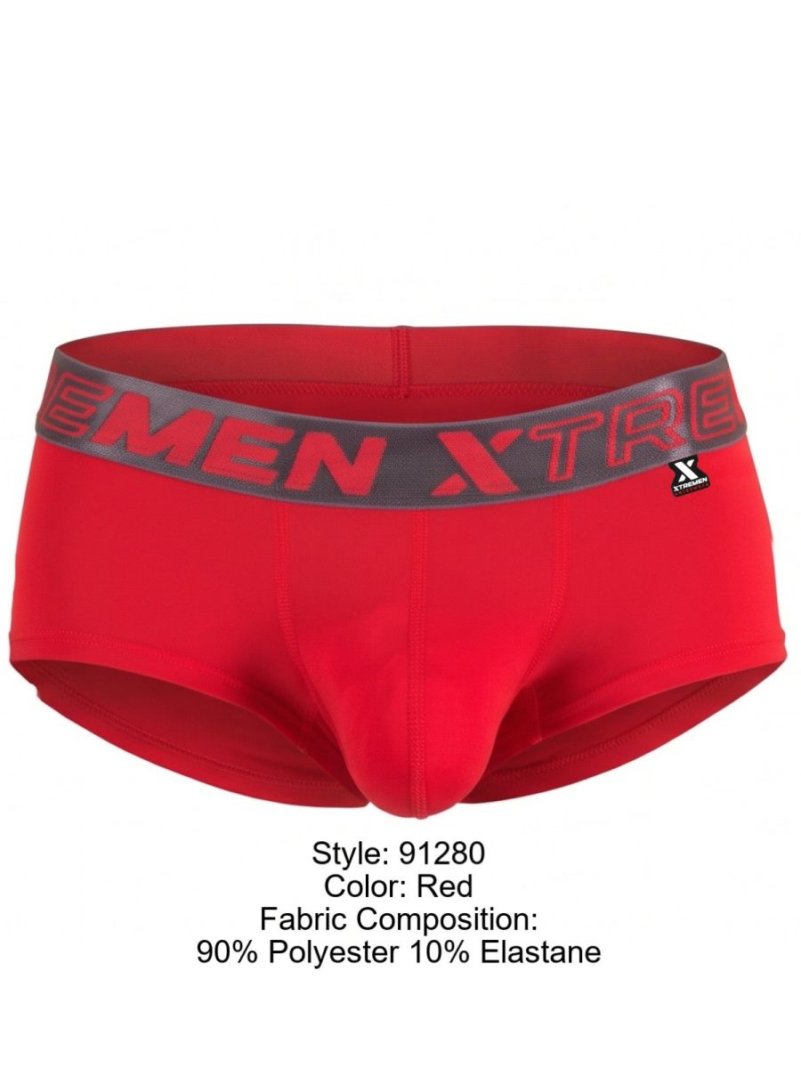 Xtremen Sleek Microfiber Men's Bikini Brief in Red – men's briefs