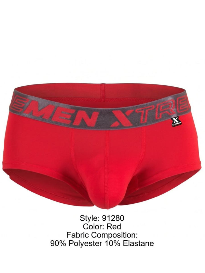 Xtremen Sleek Microfiber Men's Bikini Brief in Red – men's briefs