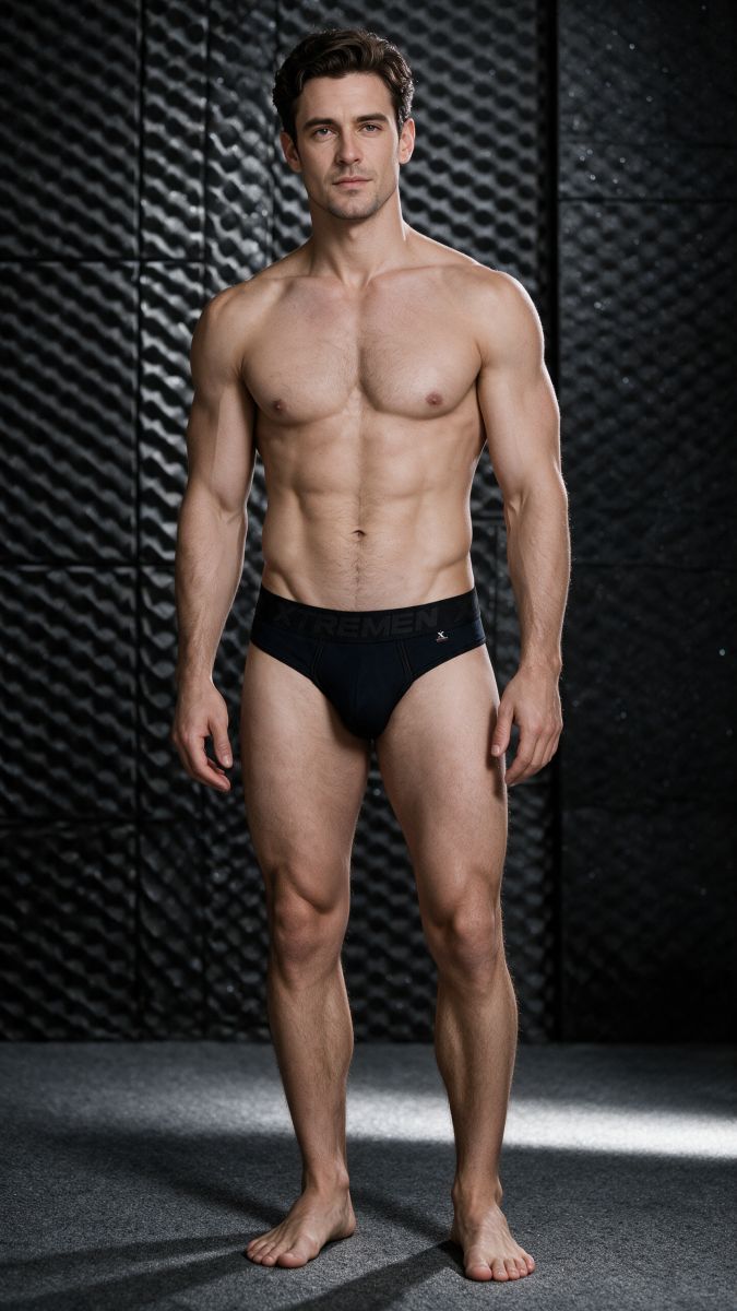 Xtremen Sleek Microfiber Men's Thong in Black – men's thongs
