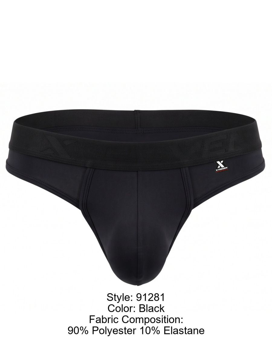 Xtremen Sleek Microfiber Men's Thong in Black – men's thongs