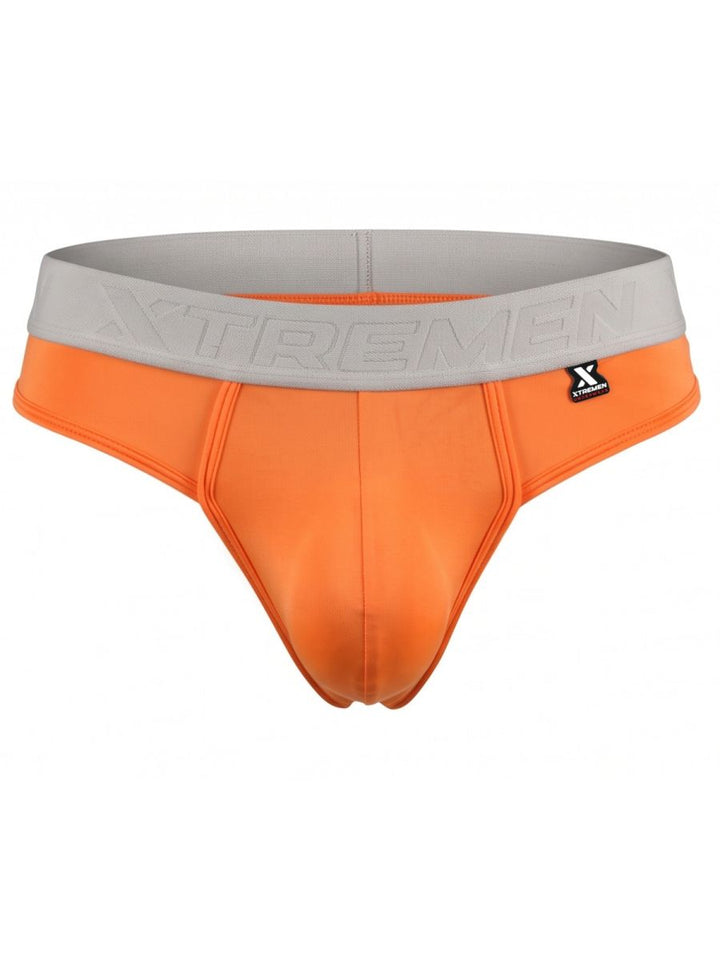Xtremen Sleek Microfiber Men's Thong in Orange – men's thongs