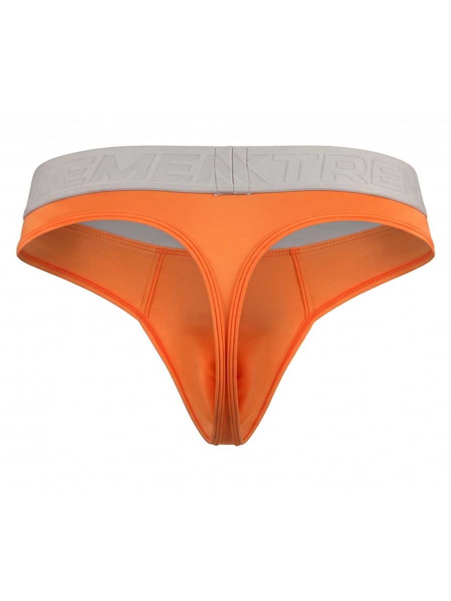 Xtremen Sleek Microfiber Men's Thong in Orange – men's thongs