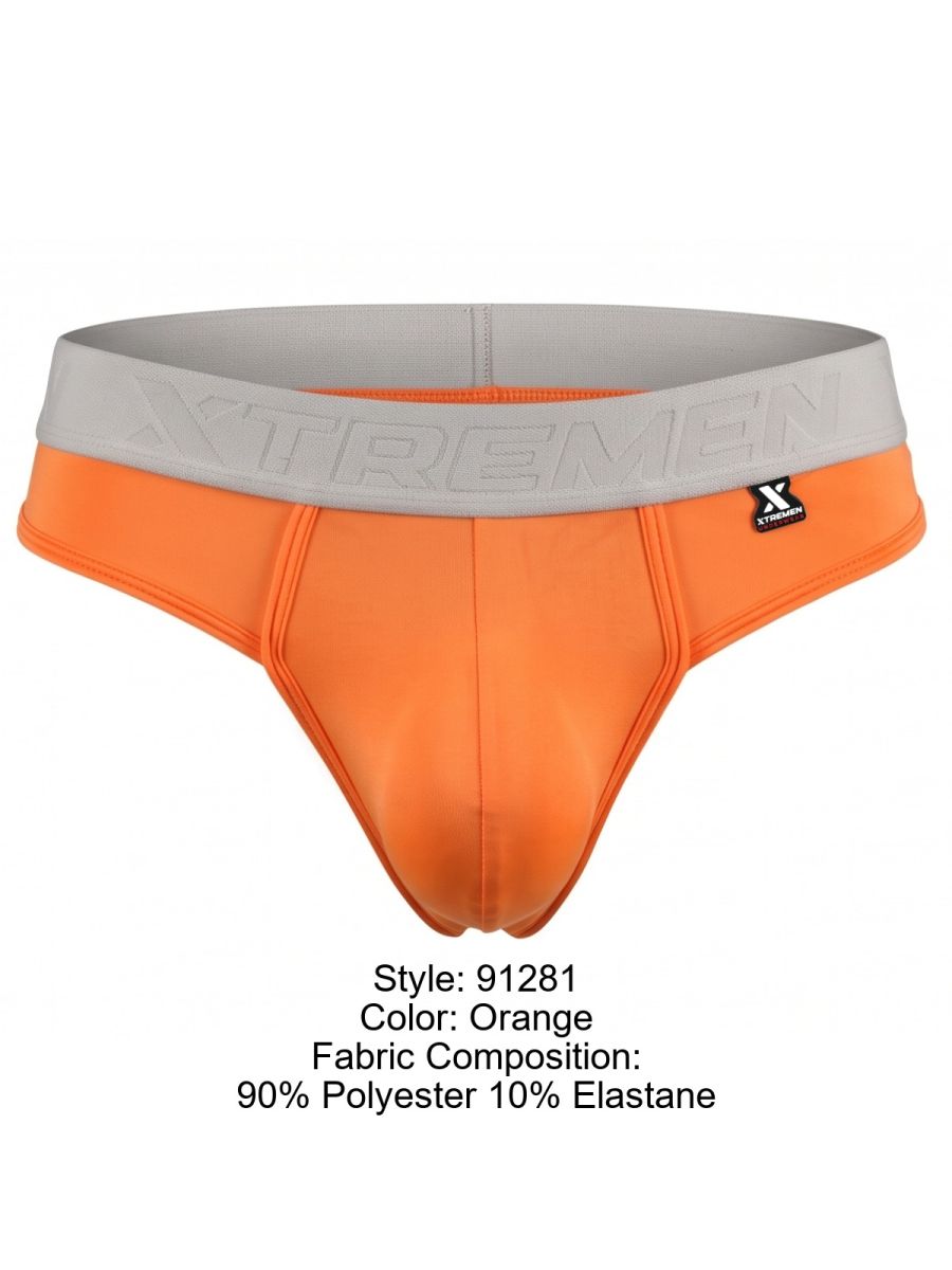 Xtremen Sleek Microfiber Men's Thong in Orange – men's thongs